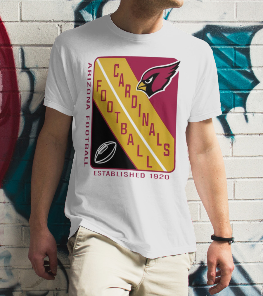 Arizona Cardinals Football Established 1920 Starter Shield T-Shirt