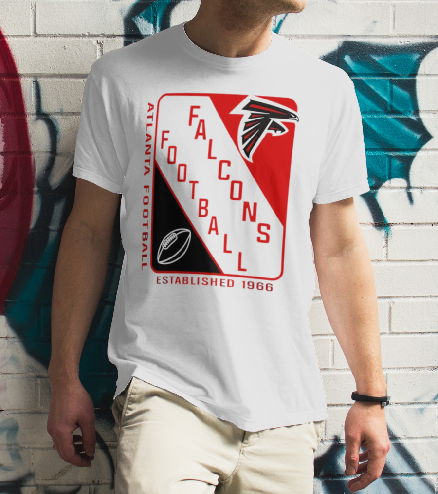 Atlanta Falcons Football Established 1966 Shield T-Shirt