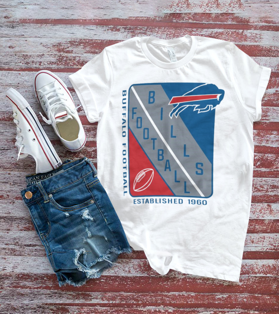Buffalo Bills Football Established 1960 Shield T-Shirt