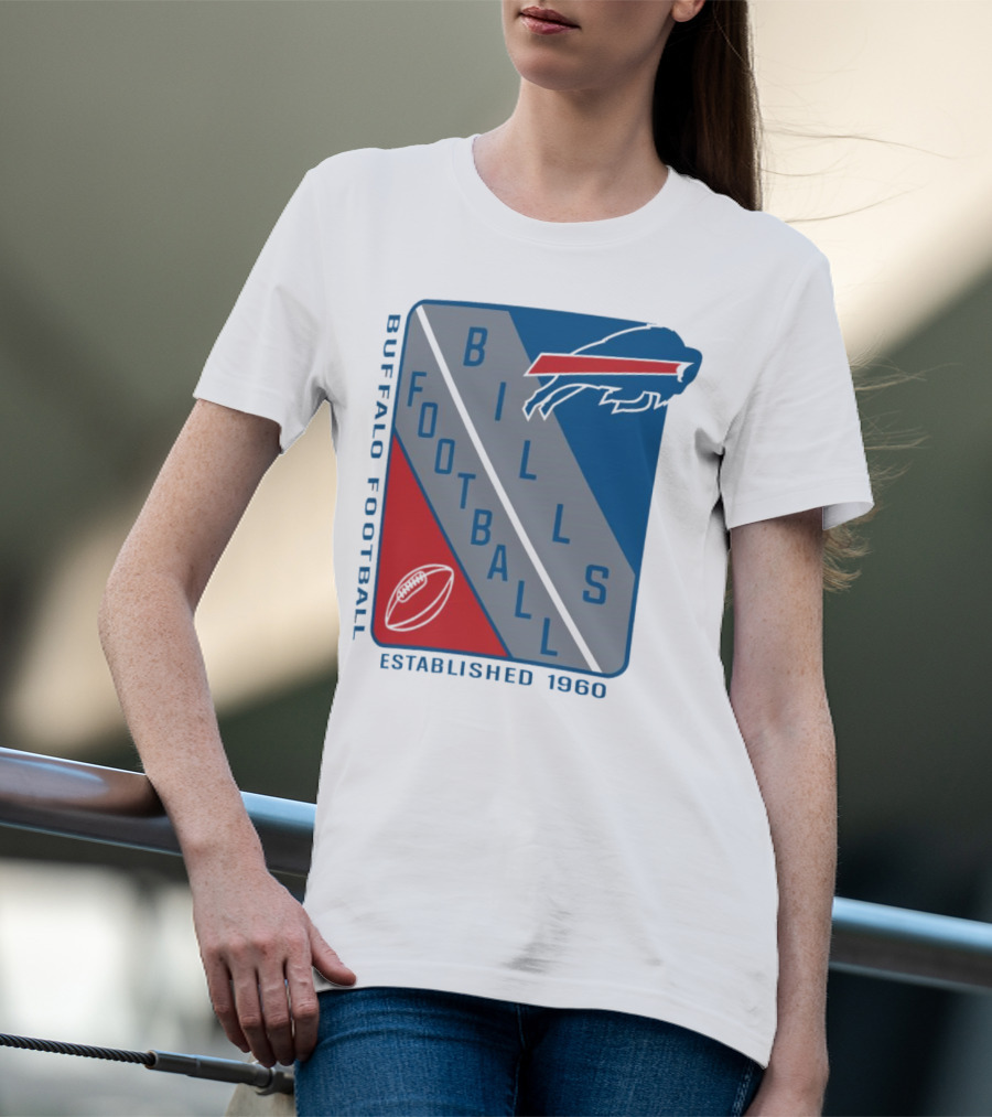 Buffalo Bills Football Established 1960 Shield T-Shirt
