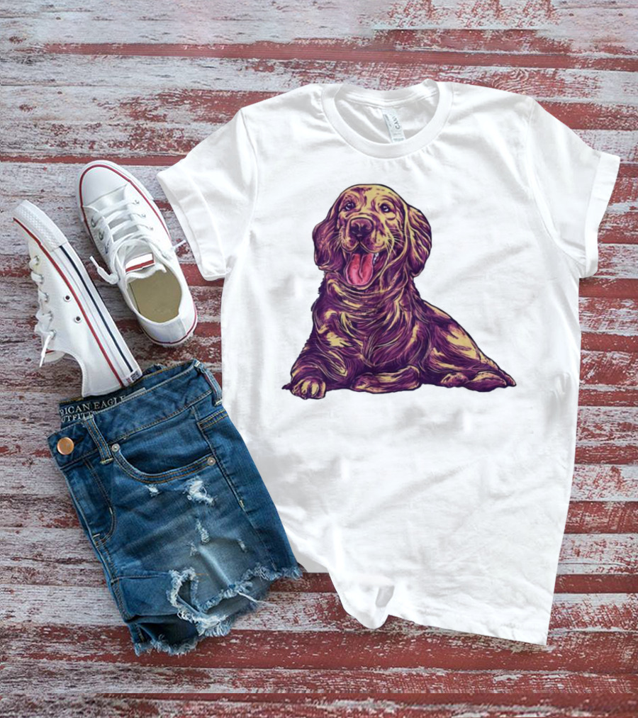 Golden Retriever Cute Dog T-Shirt