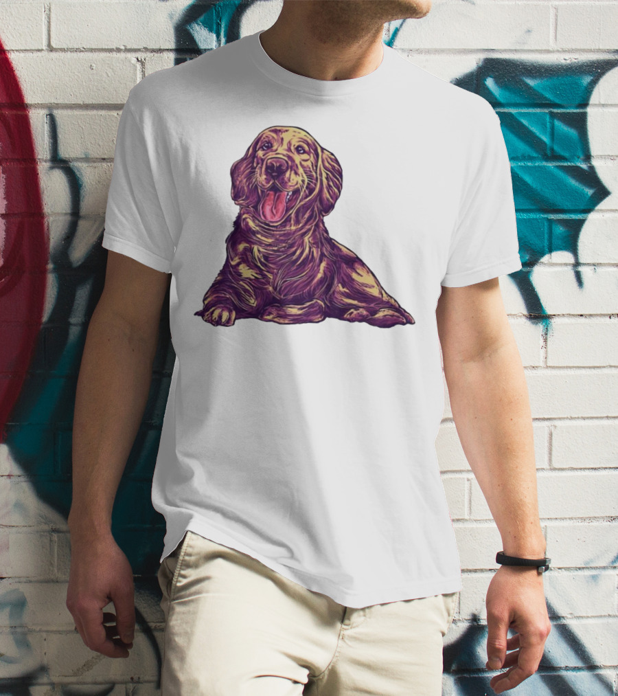Golden Retriever Cute Dog T-Shirt