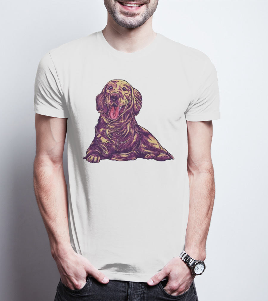 Golden Retriever Cute Dog T-Shirt