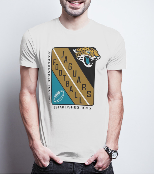 Jacksonville Jaguars Football Established 1995 Jaguars Football T-Shirt