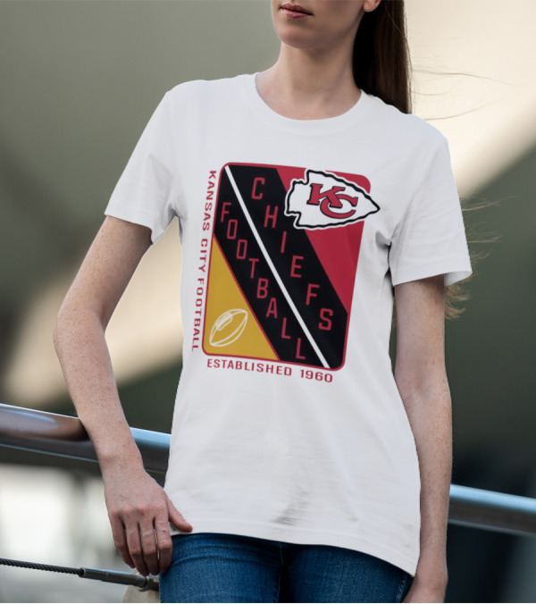 Kansas City Chiefs Football Established 1960 KC T-Shirt