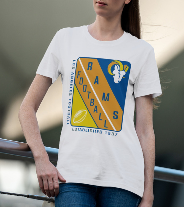Los Angeles Rams Football Established 1937 T-Shirt