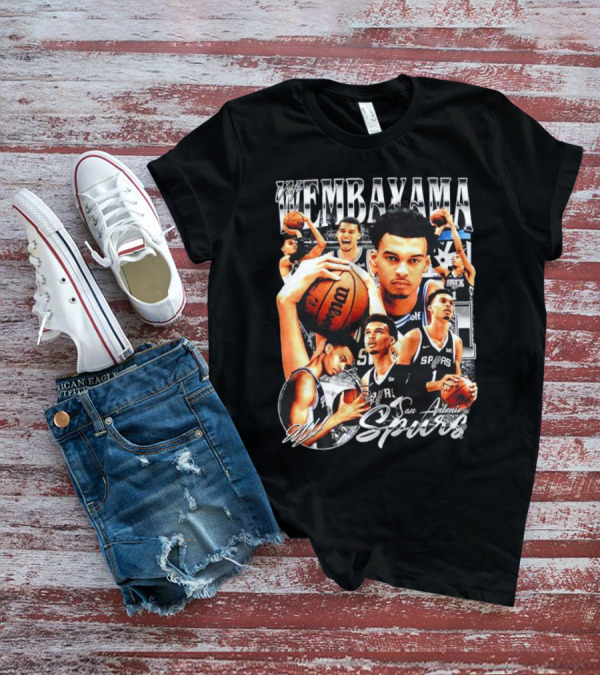 Wembanyama San Antonio Spurs 1 Basketball T-Shirt