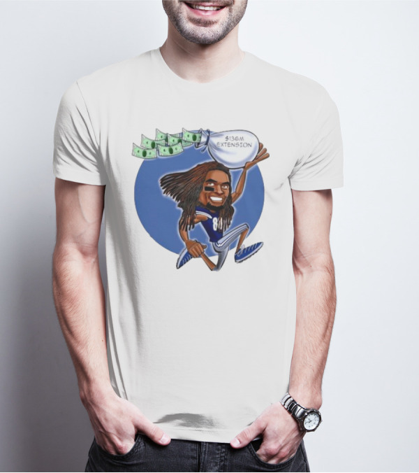 Ceedee Lamb Dallas Cowboys $136M Extension Cartoon T-Shirt