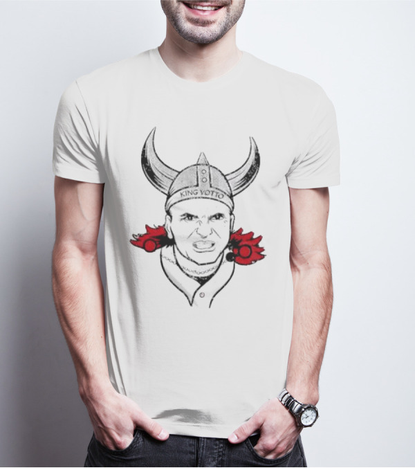 Cincinnati Reds King Votto Viking Warrior T-Shirt