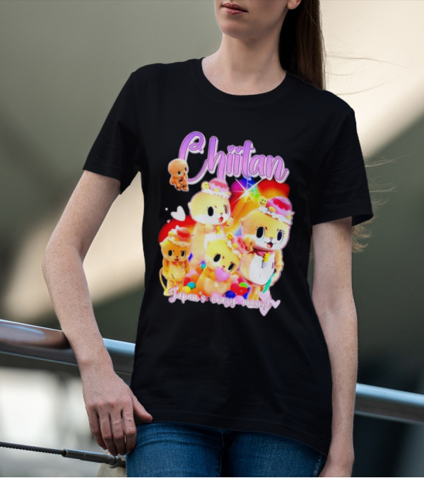 Chiitan Japan's Crazy Mascot Hinged Tweets T-Shirt