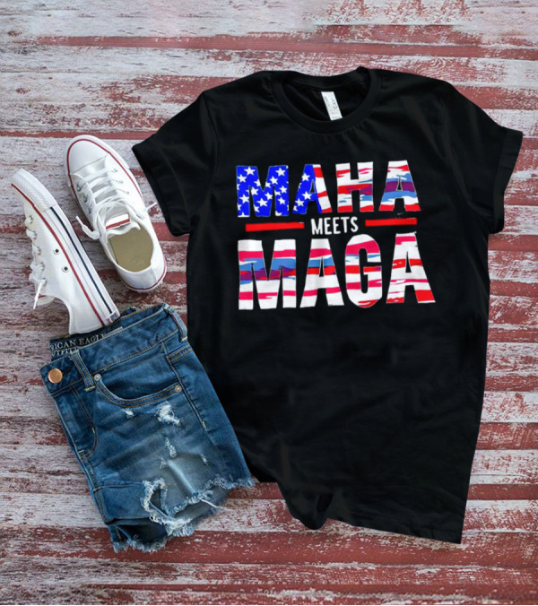 MAHA Meets MAGA US Flag T-Shirt
