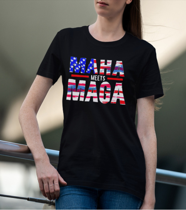 MAHA Meets MAGA US Flag T-Shirt