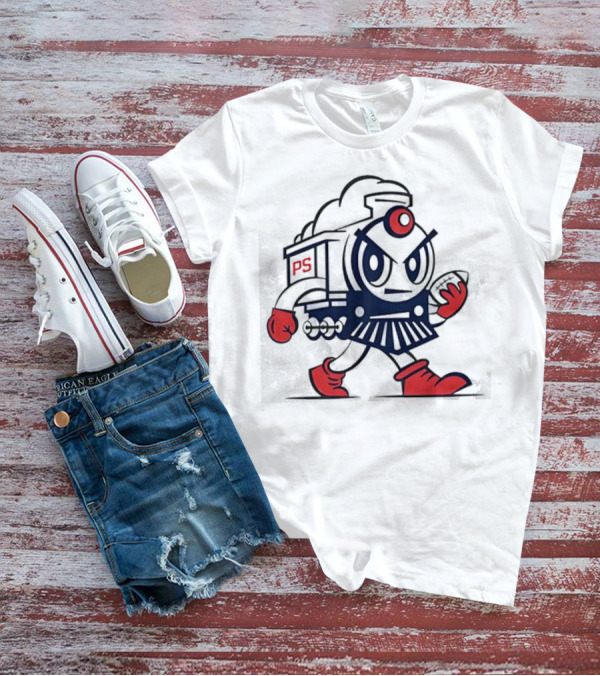 Pate State PS Locomotive Football Mascot T-Shirt