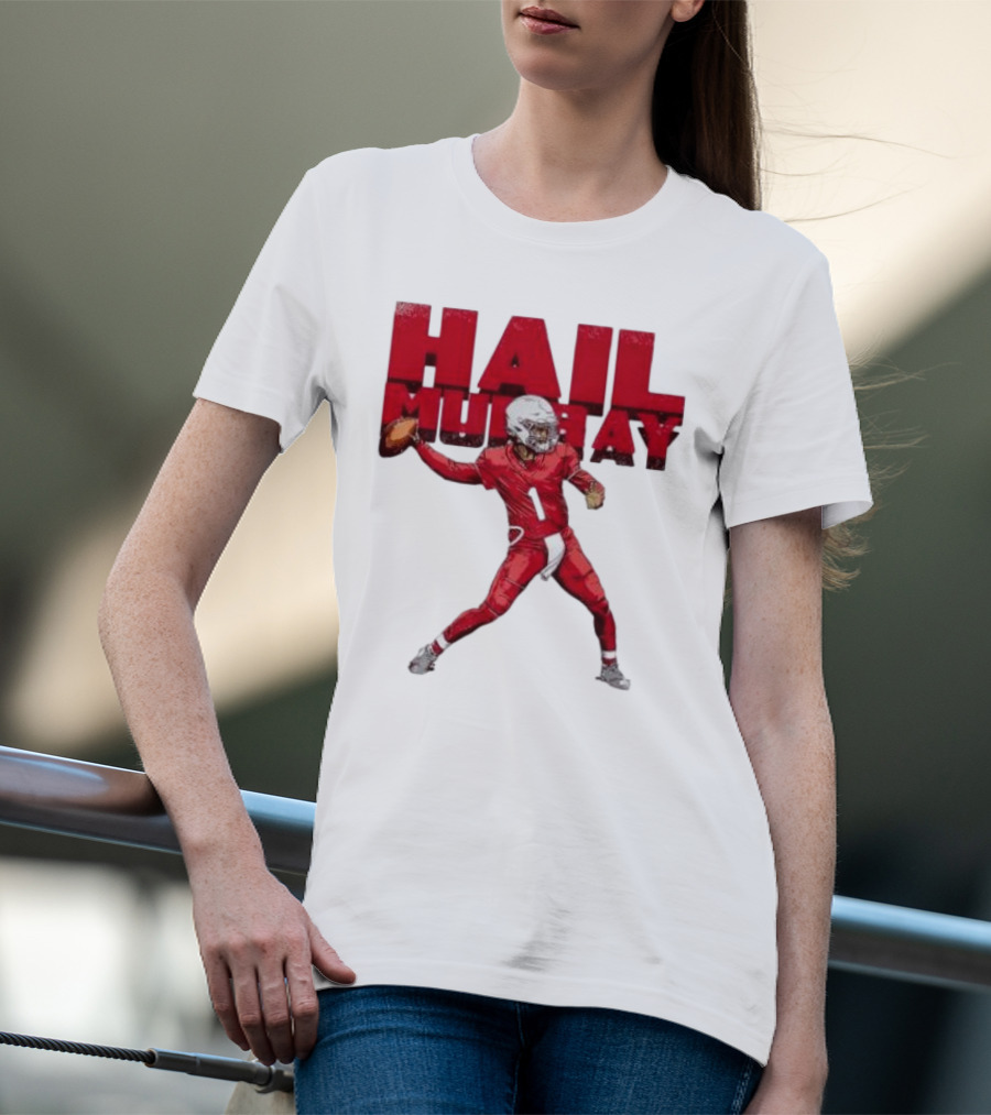 Arizona Cardinals Kyler Murray Hail Murray Football Play T-Shirt