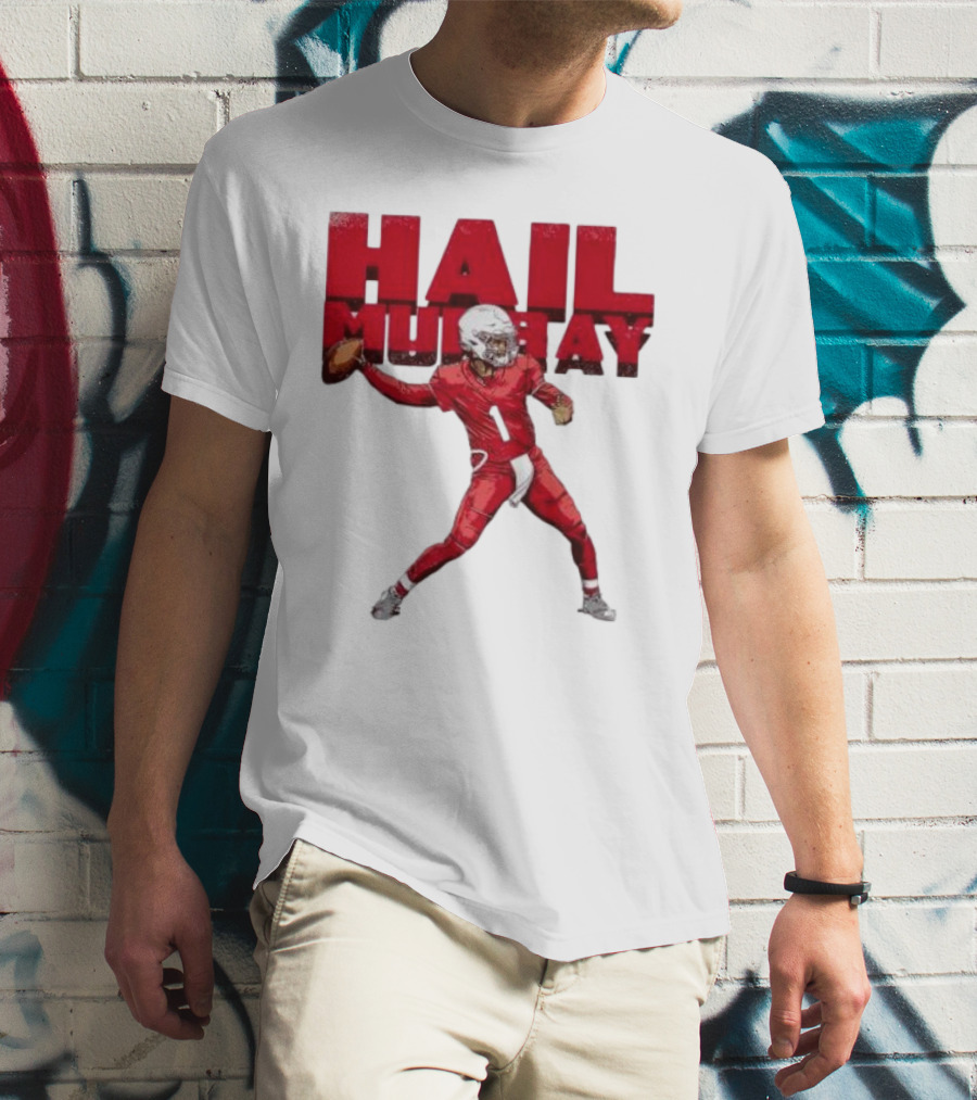 Arizona Cardinals Kyler Murray Hail Murray Football Play T-Shirt