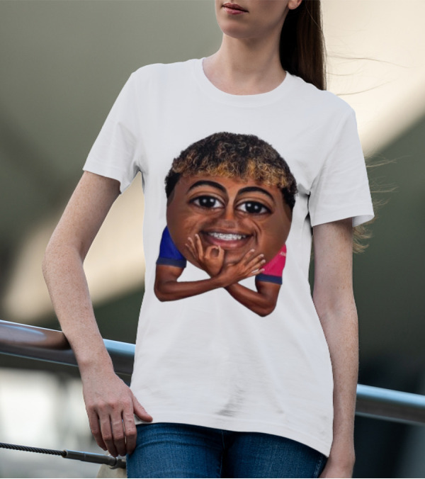 FC Barcelona Lamine Yamal Meme Big Head Funny Soccer Player T-Shirt