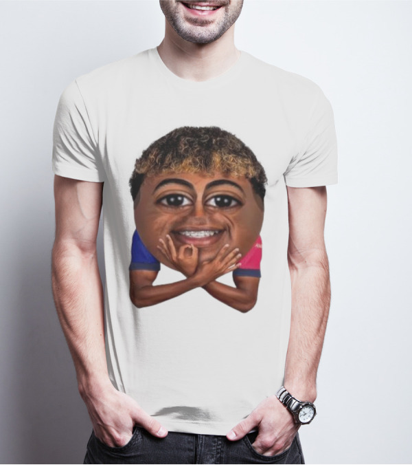 FC Barcelona Lamine Yamal Meme Big Head Funny Soccer Player T-Shirt