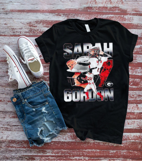 Sarah Gordon 7 Georgia Bulldogs T-Shirt