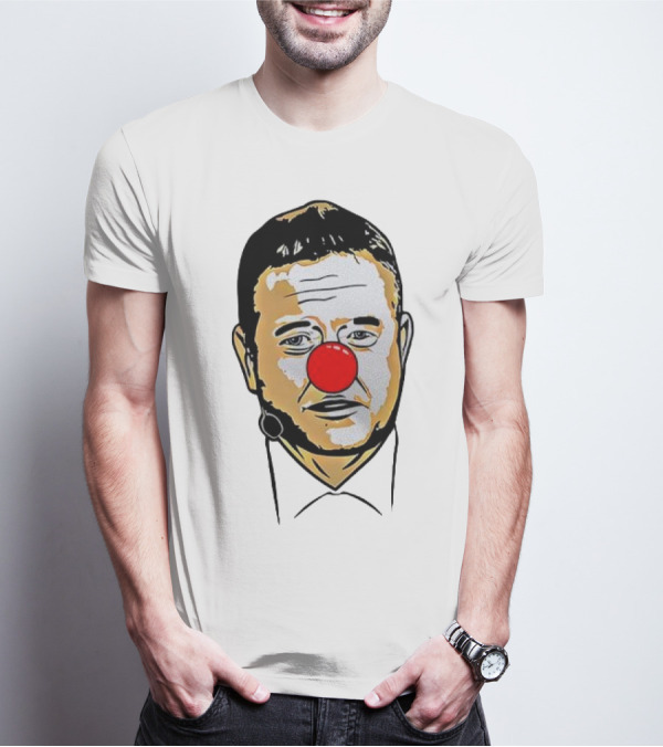 Nolesunis Clown Kirk Is A Jerk Red Nose T-Shirt