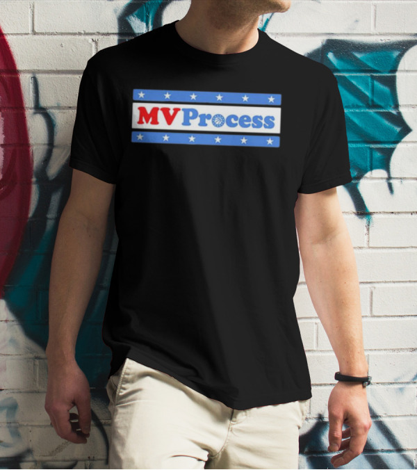 Philadelphia Basketball MVProcess Stars And Hoops T-Shirt