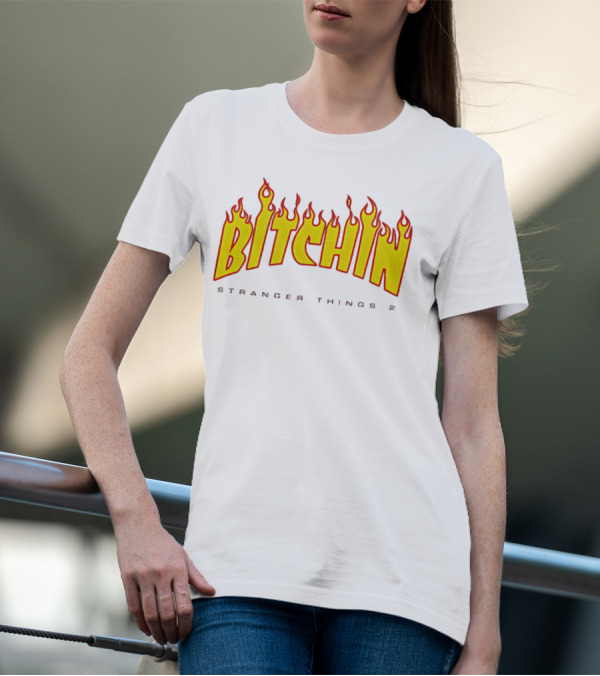 Bitchin Stranger Things 2 Flame T-Shirt