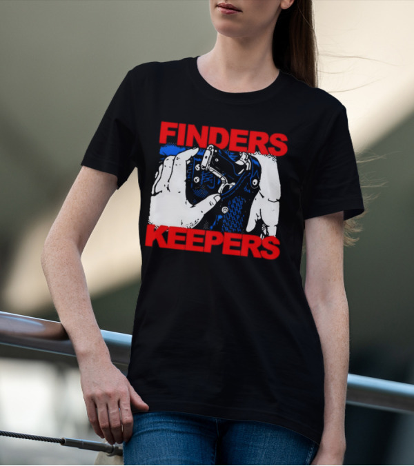 Finders Keepers Gun In Holster Pop T-Shirt