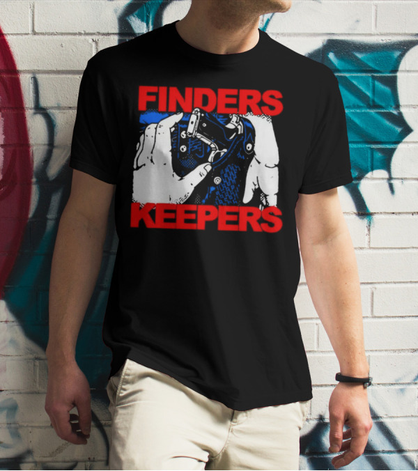 Finders Keepers Gun In Holster Pop T-Shirt