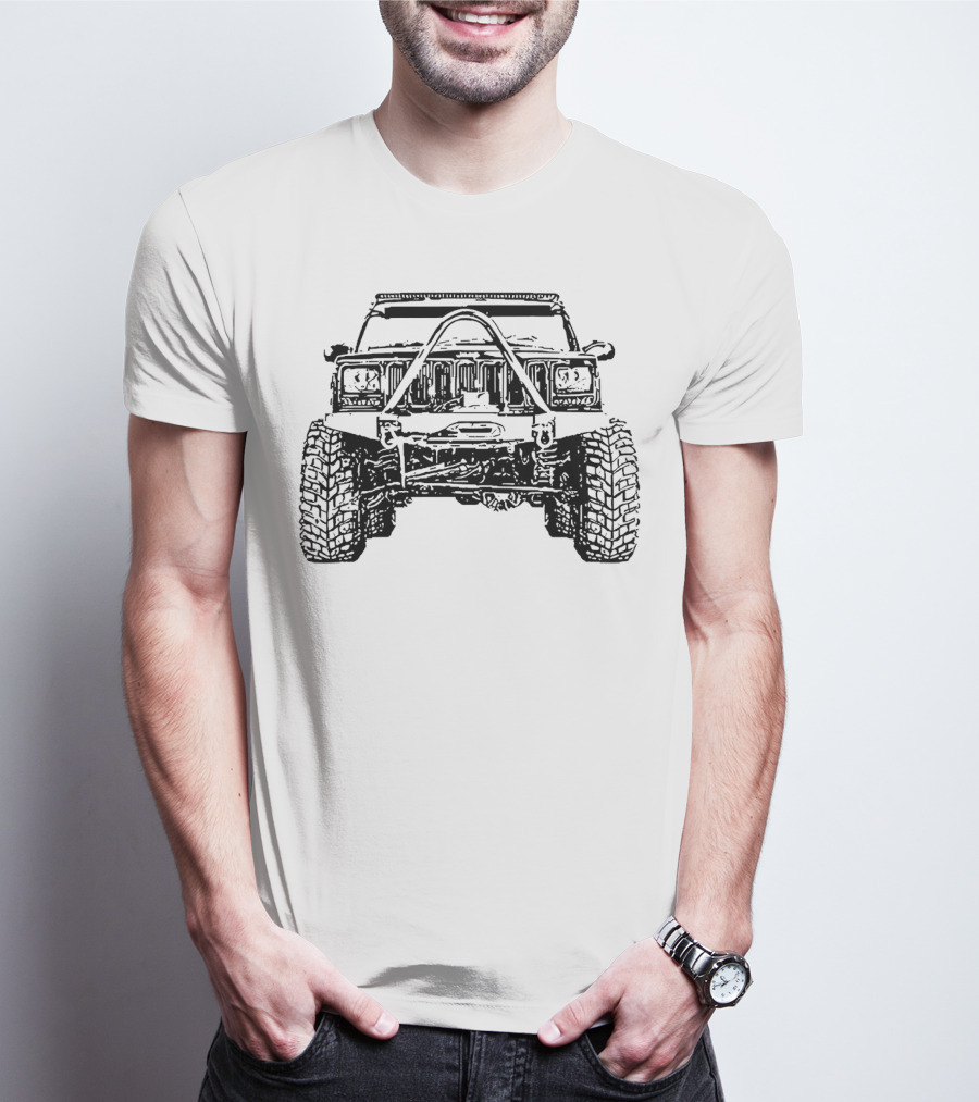 Cherokee XJ 2nd Gen Off Road Rally Dakar Jeep Adventure T-Shirt