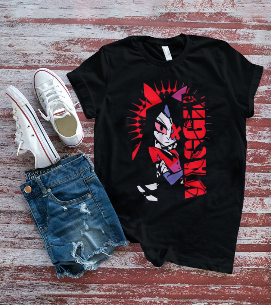 Vaggie Hazbin Hotel Edgy Character Art Concept T-Shirt