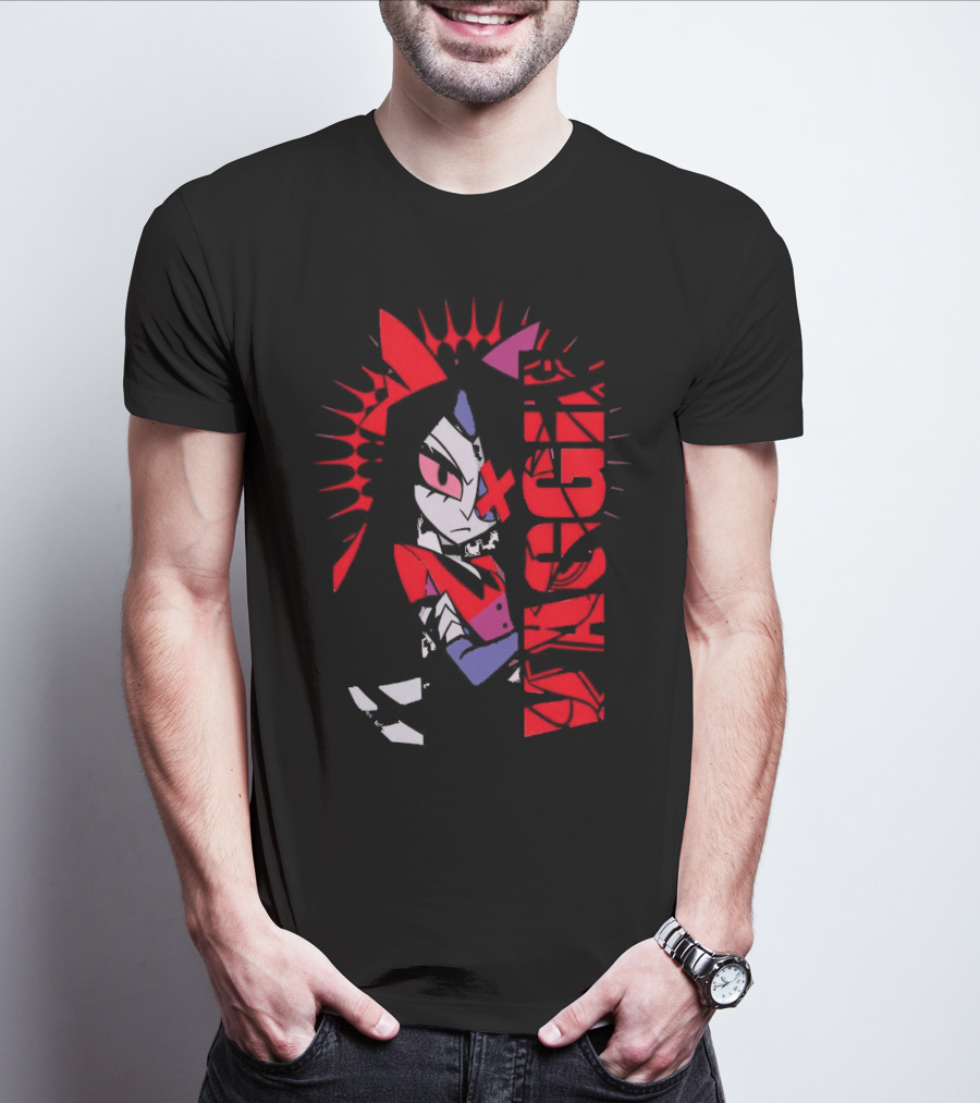 Vaggie Hazbin Hotel Edgy Character Art Concept T-Shirt