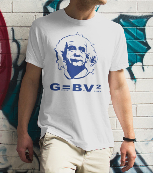 Guided By Voices Albert Einstein G=BV² Blue T-Shirt