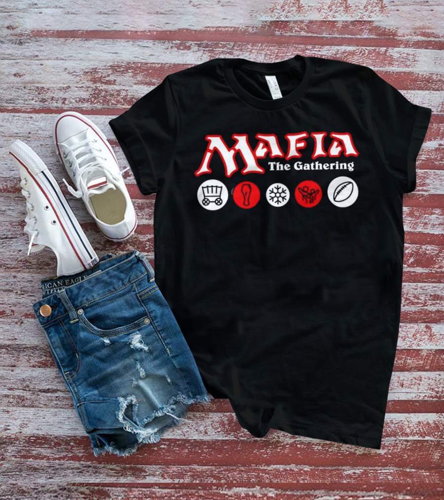 Mafia The Gathering Wagon Foot Ice Football Rugby T-Shirt