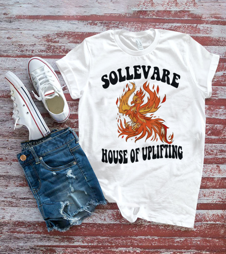 Sollevare House Of Uplifting Phoenix Flame T-Shirt