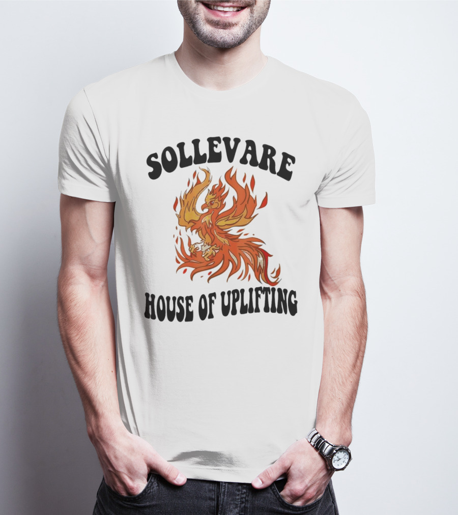 Sollevare House Of Uplifting Phoenix Flame T-Shirt