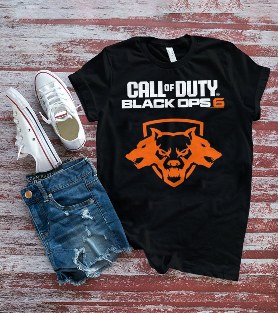 Ripple Junction Call Of Duty Black Ops 6 Orange Cerberus T-Shirt