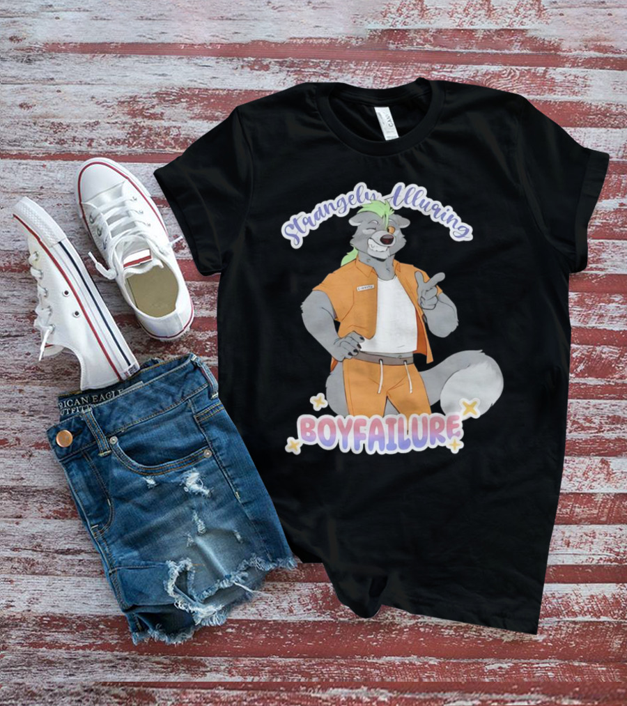Strangely Alluring Boyfailure Anthro Character In Orange T-Shirt