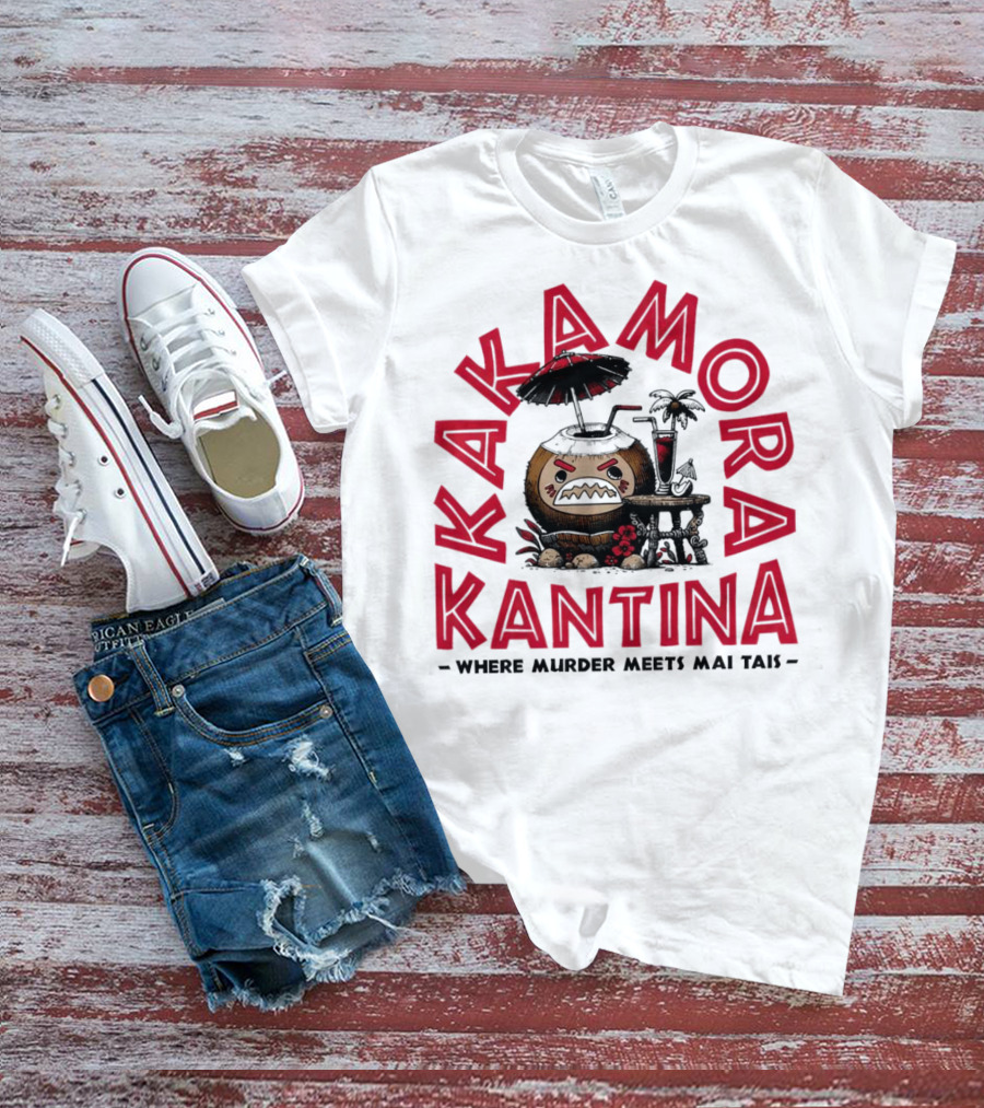 Kakamora Kantina - Where Murder Meets Mai Tais Polynesian Mischief T-Shirt