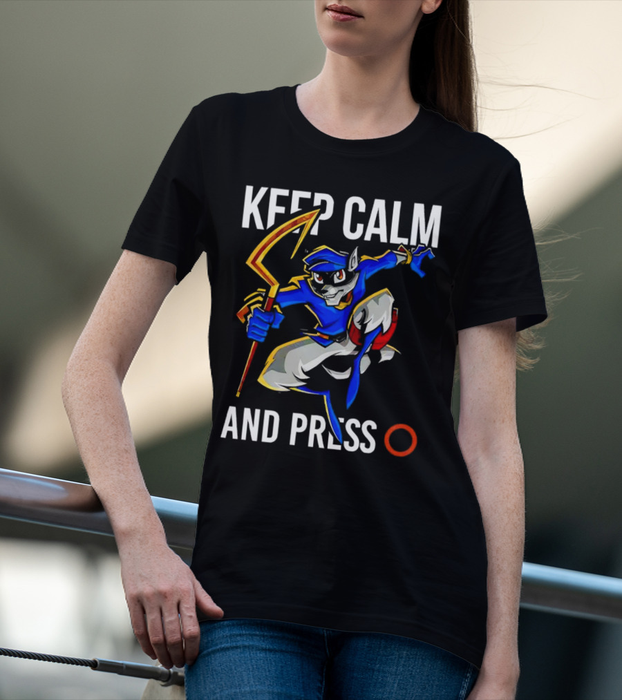 Keep Calm And Press O Sly Cooper T-Shirt
