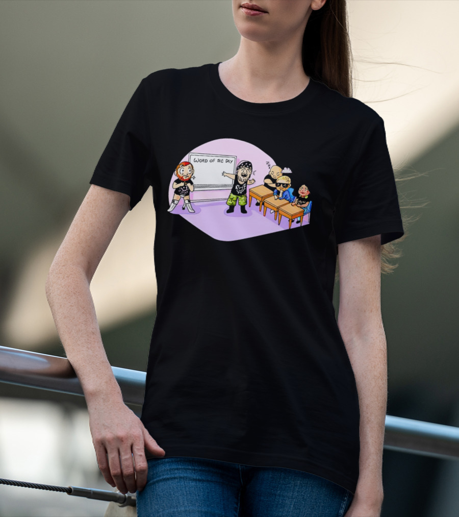 Word Of The Day Classroom With Professor Briscoe Vocab Lessons T-Shirt