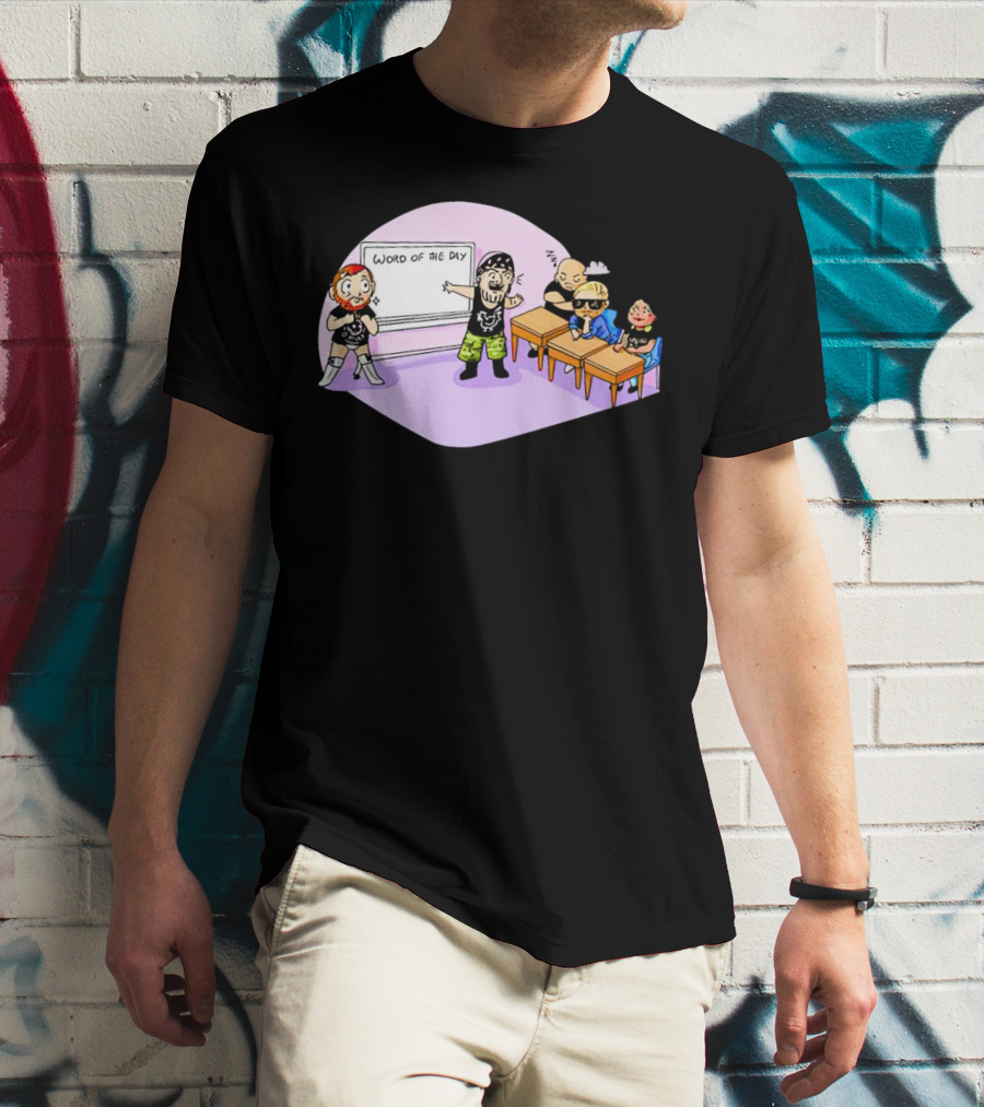 Word Of The Day Classroom With Professor Briscoe Vocab Lessons T-Shirt
