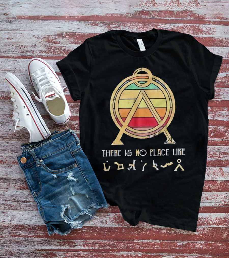 There Is No Place Like Vintage Stargate Inspired Retro Emblem T-Shirt
