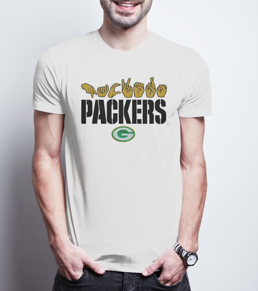 Love Sign Packers ASL Green Bay Packers T-Shirt