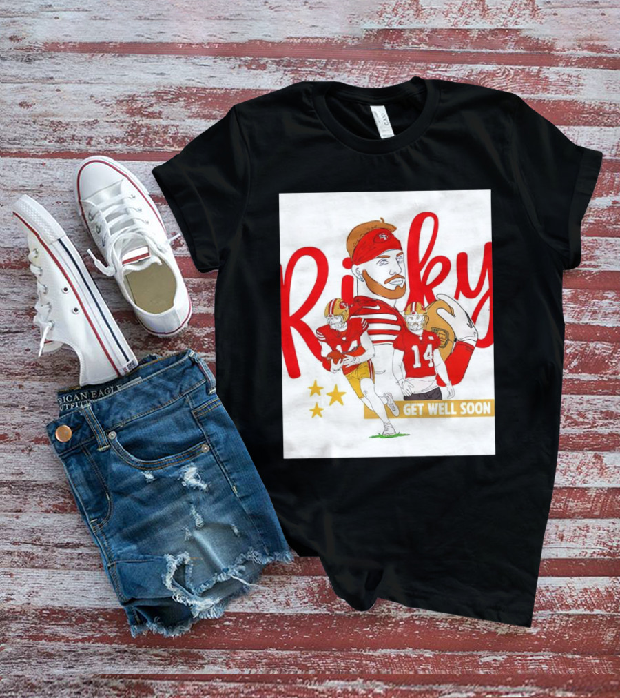 Ricky Pearsall San Francisco 49ers Get Well Soon Football T-Shirt