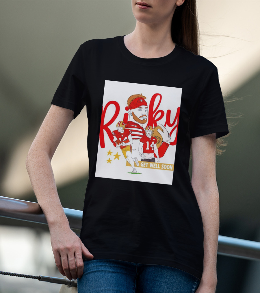 Ricky Pearsall San Francisco 49ers Get Well Soon Football T-Shirt