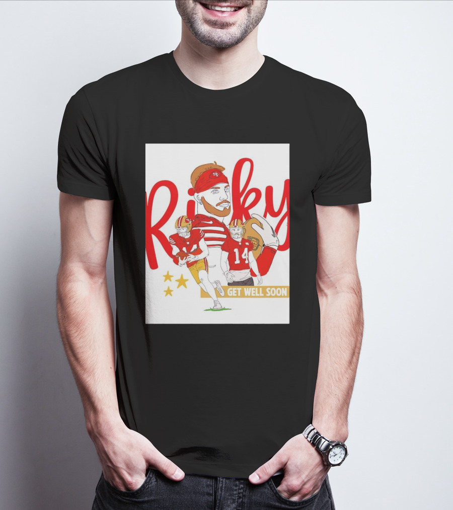 Ricky Pearsall San Francisco 49ers Get Well Soon Football T-Shirt