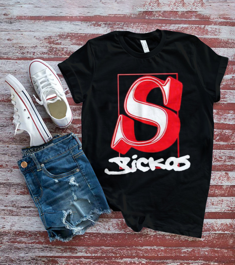 Sickos Serif Red S T-Shirt