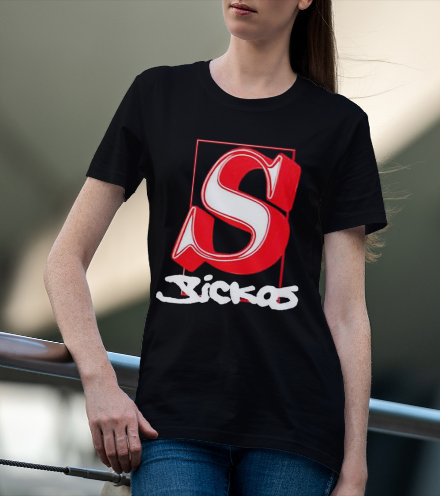 Sickos Serif Red S T-Shirt