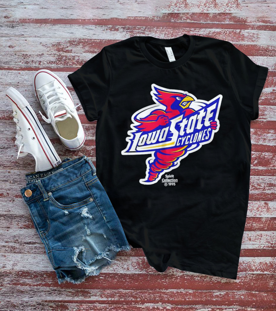 Tornado Cy Iowa State Cyclones Spirit Collection 1995 T-Shirt