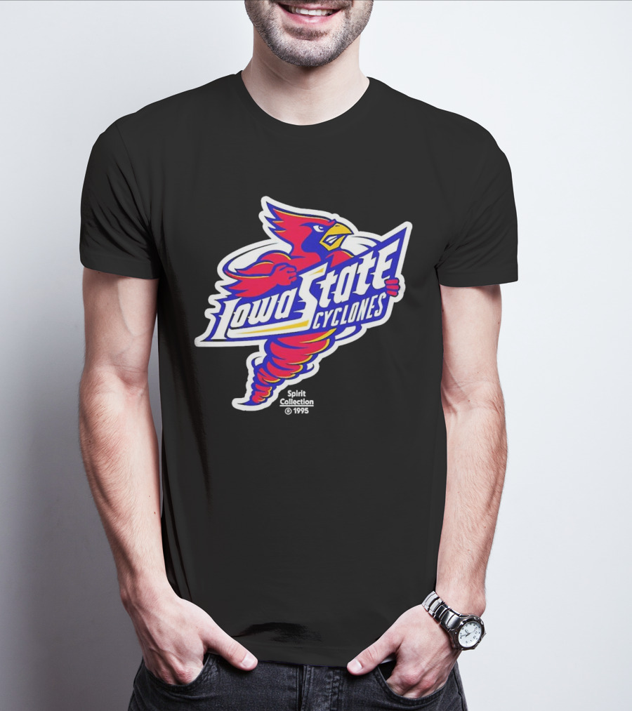 Tornado Cy Iowa State Cyclones Spirit Collection 1995 T-Shirt