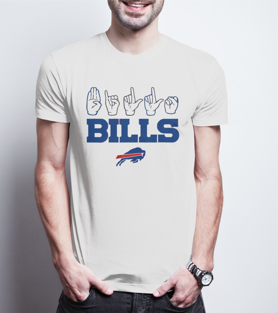 Love Bills ASL Buffalo Bills T-Shirt